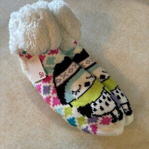 NWT SO Faux Fur Soft Cabin Socks